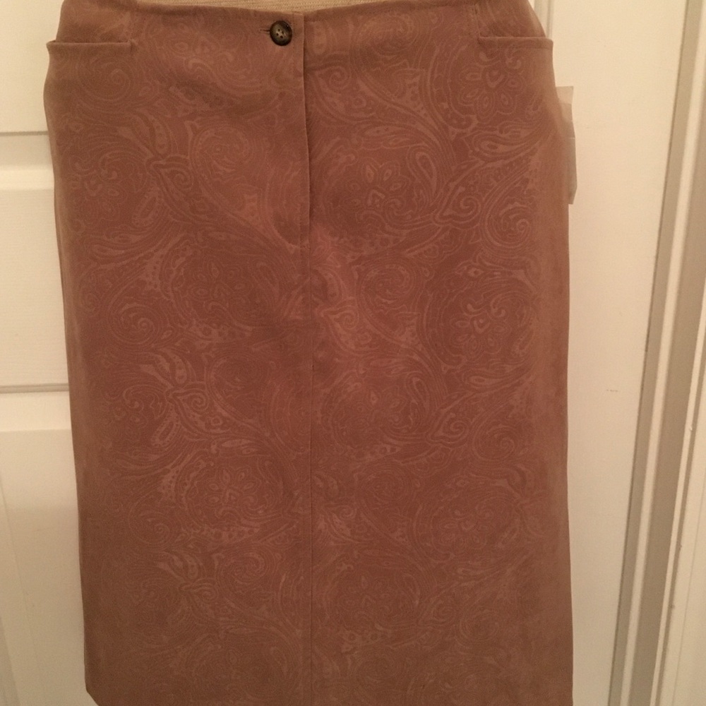 Paisley Print Midi Skirt